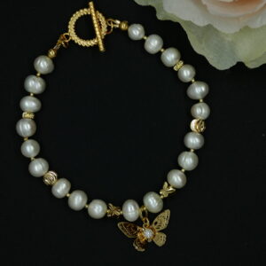 Dames armband met zoetwater parels