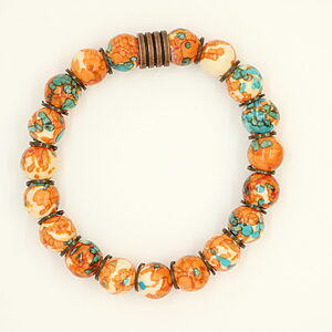 Armband met regen jaspis