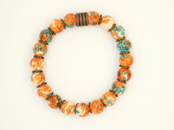 Armband met regen jaspis