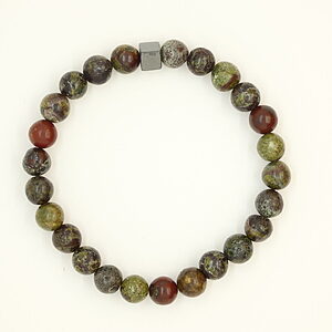 Armband met drakenbloed jaspis