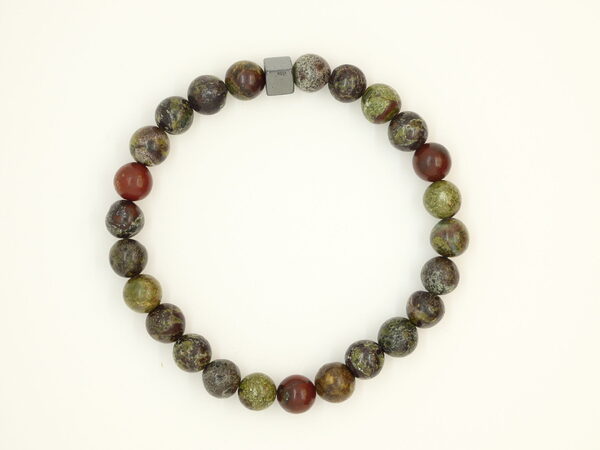 Armband met drakenbloed jaspis